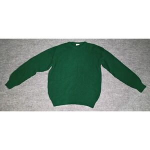 Vintage Huntington Ridge Green Knit Sweater No Size Tag See Description
